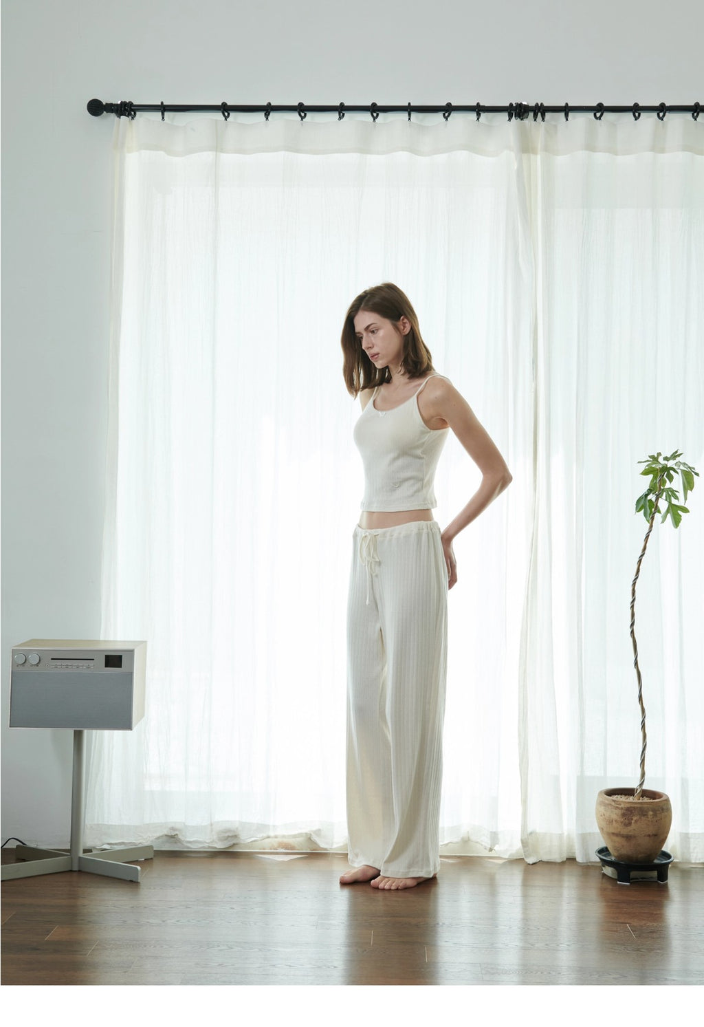 IVORY PANTS [NOWORRY]